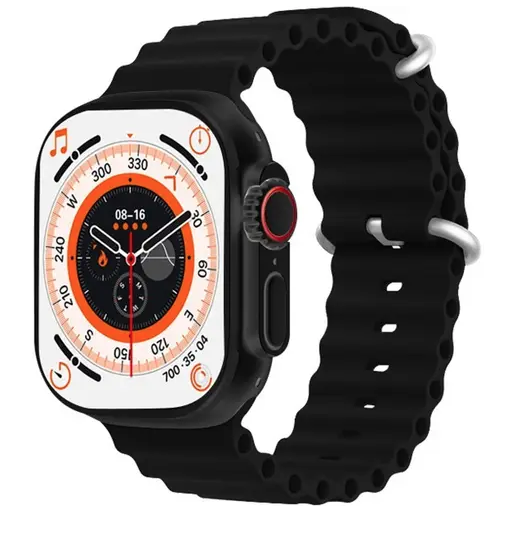 **Ceas Smartwatch 8 Ultra Watch, 2.0" IPS Full Touch, incarcare magnetica, apel Bluetooth, bratara, monitor de sanatate, unisex