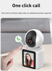 **Camera video comunicare bidirectionala, ecran de 2.8 inch, poate initia apeluri telefonice video, camera de securitate inteligenta 360°, video HD 1080p, vizualizare nocturna, detectare miscare, stocare in Cloud si pe card SD