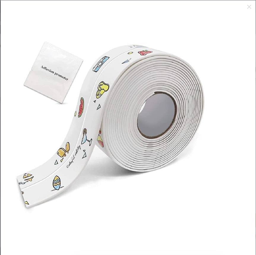 **Banda adeziva pentru etansare Plita, WC, Cada, Chiuveta, multifunctionala si impermeabila 3,2 m x 3.5 cm