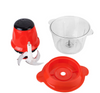 **Tocator electric carne si legume, 4 lame inox, 2 viteze, capacitate 2 litri, bol sticla