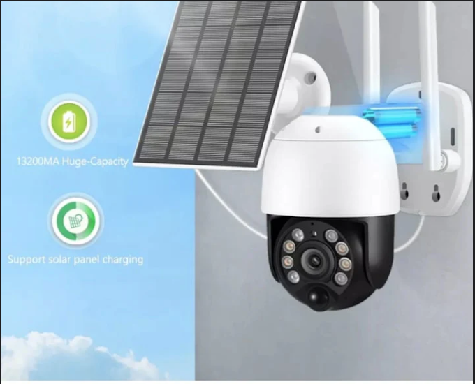 **Camera de Supraveghere, Jortan JT-8181XM, Wifi cu panou solar