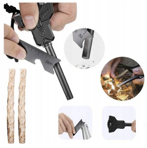 **Kit Multifunctional Pentru Supravietuire, Ideal Pentru Cutremure si Situatii Extreme, 32 Piese, Trusa Pentru Depozitare Inclusa