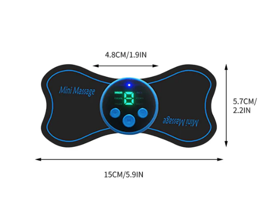 **Mini Aparat De Masaj Cervical, Cu Impulsuri Electromagnectice, 5 Moduri De Masaj Si Timmer