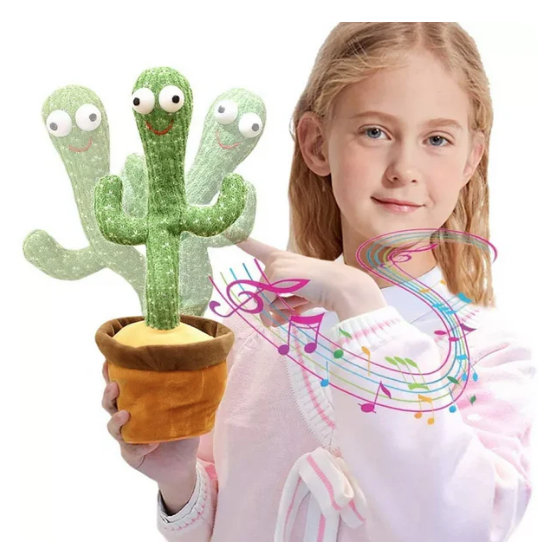 **PACHET PROMO 1+1 CADOU Jucarie interactiva Cactus Vorbitor, Danseaza, Imita, Canta