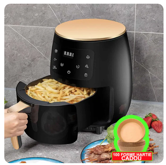 **PACHET PROMO: Friteuza Air Fryer Pro 3 + 100 Hartii de Copt Cadou