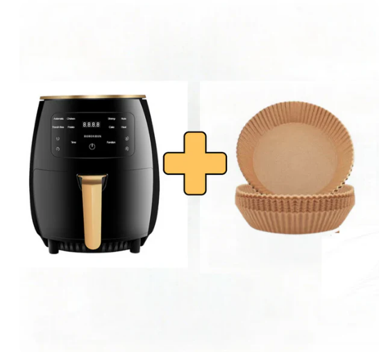 **PACHET PROMO: Friteuza Air Fryer Pro 3 + 100 Hartii de Copt Cadou