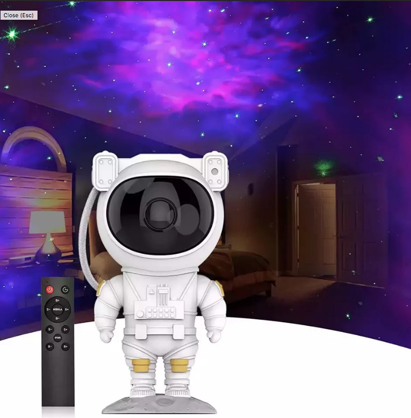 **LAMPA LED CU PROIECTOR GALAXY ASTRONAUT STARRY SKY