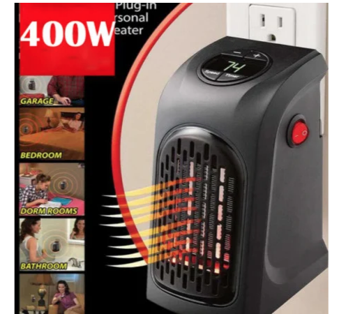 **Mini aeroterma portabila 400w cu telecomanda