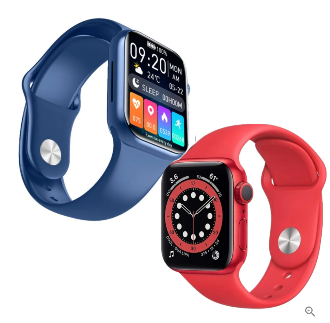 Pachet! 1+1 Ceas Smart I7 Promax, apeluri/sms/social media, monitorizare, somn, ritm cardiac, muzica, rezistent la apa