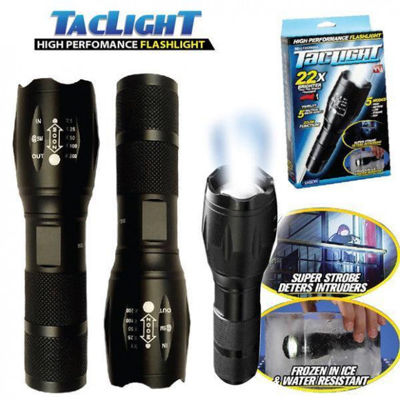 Oferta 1+1 Gratis. Lanterna tactica Tac Light 5 moduri luminare