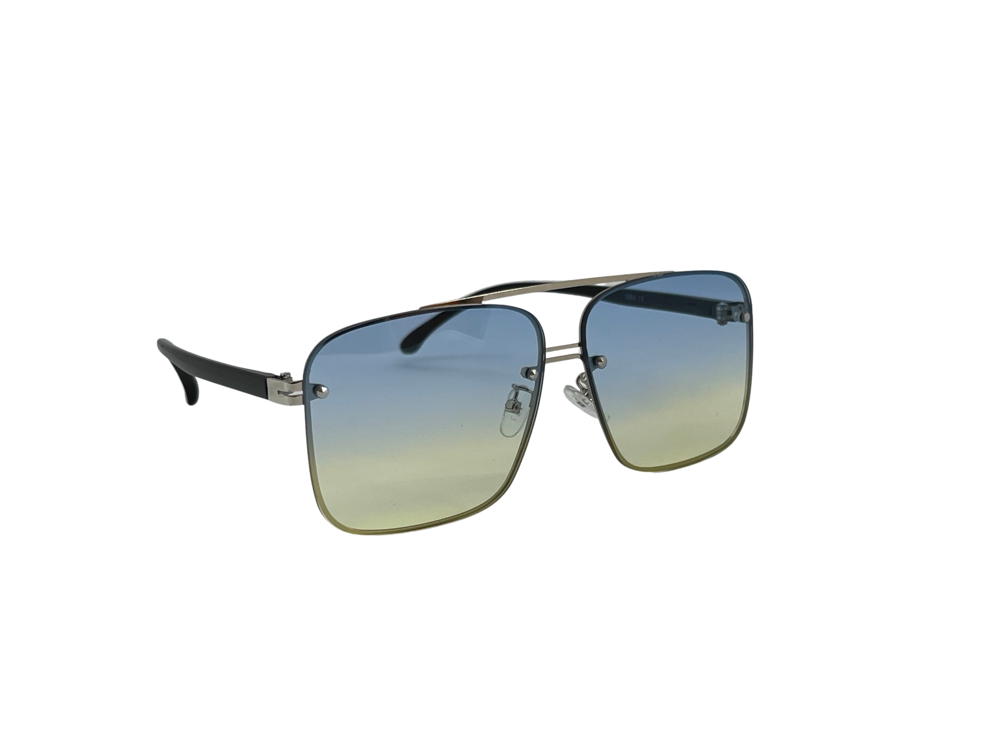 Ochelari de soare unisex, plastic, fumuriu, MS1023