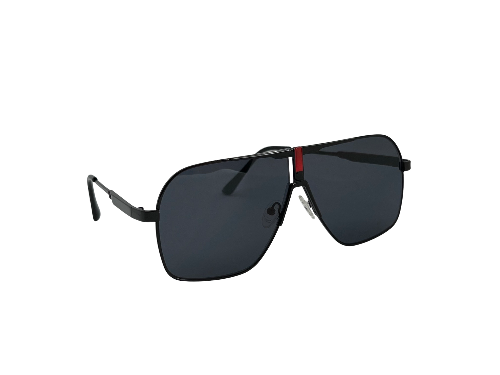 Ochelari de soare unisex, aluminiu, fumuriu, MS1050