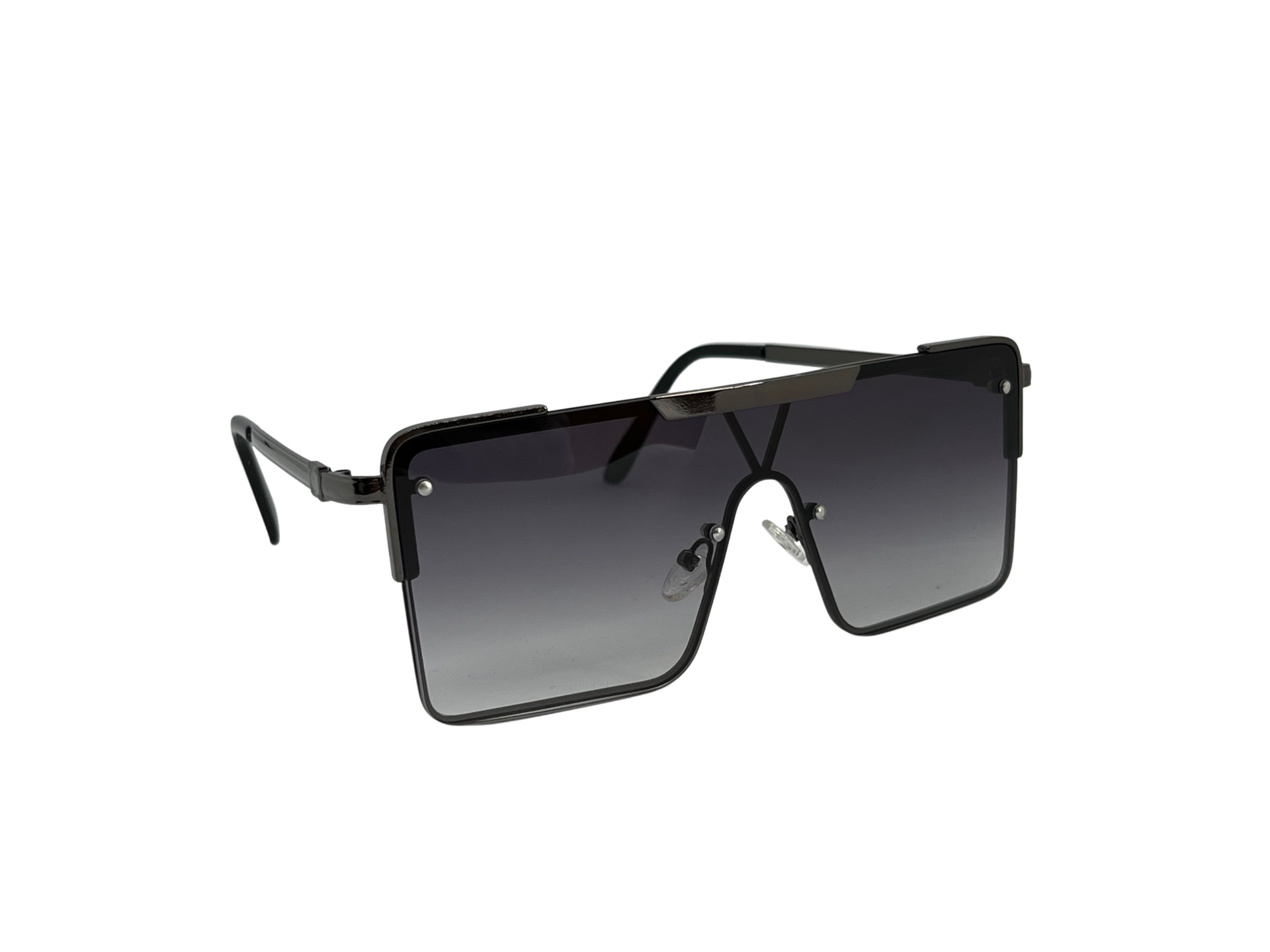 Ochelari de soare unisex, aluminiu, fumuriu, MS1051