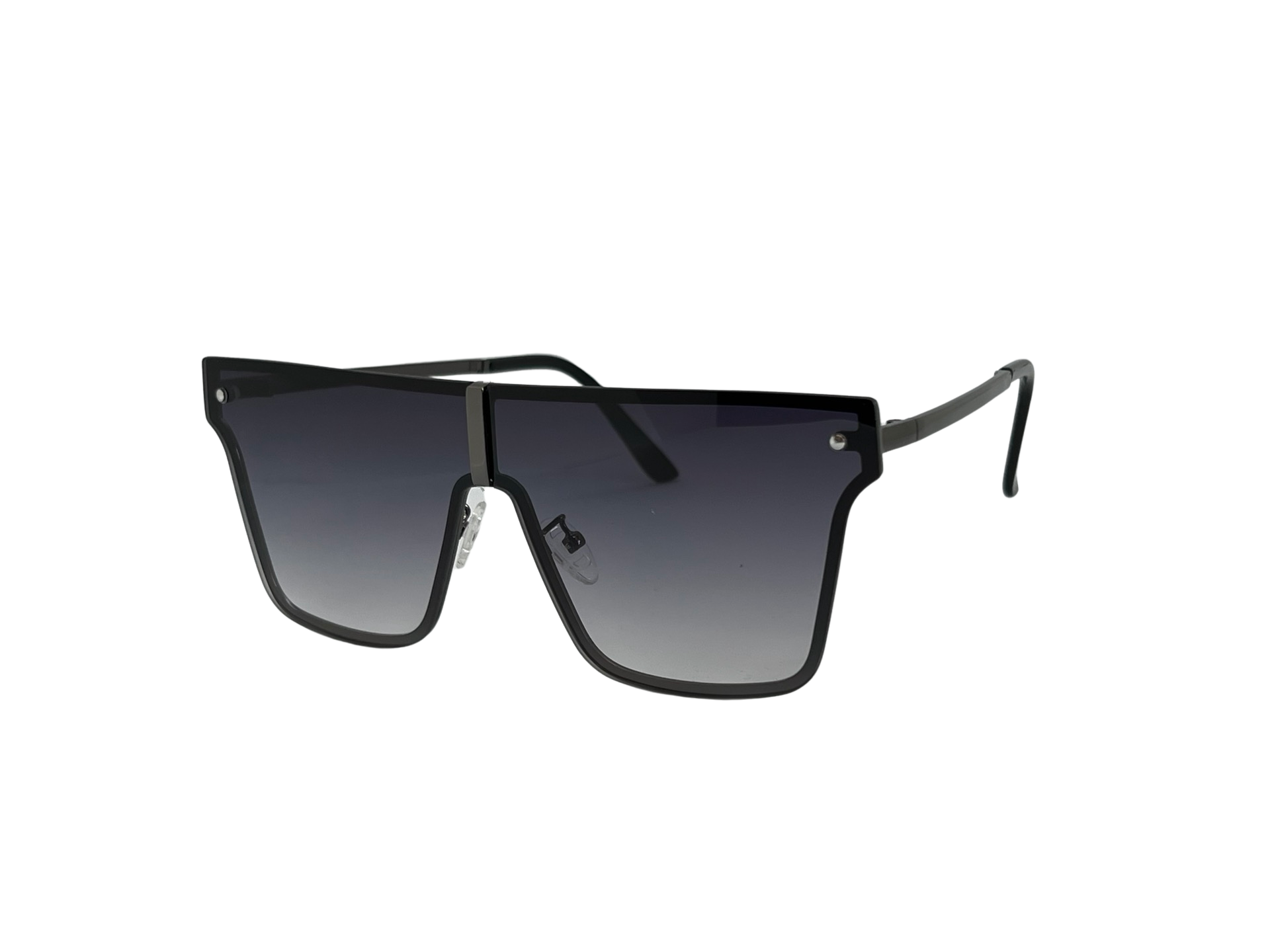 Ochelari de soare unisex, aluminiu, fumuriu, MS1053