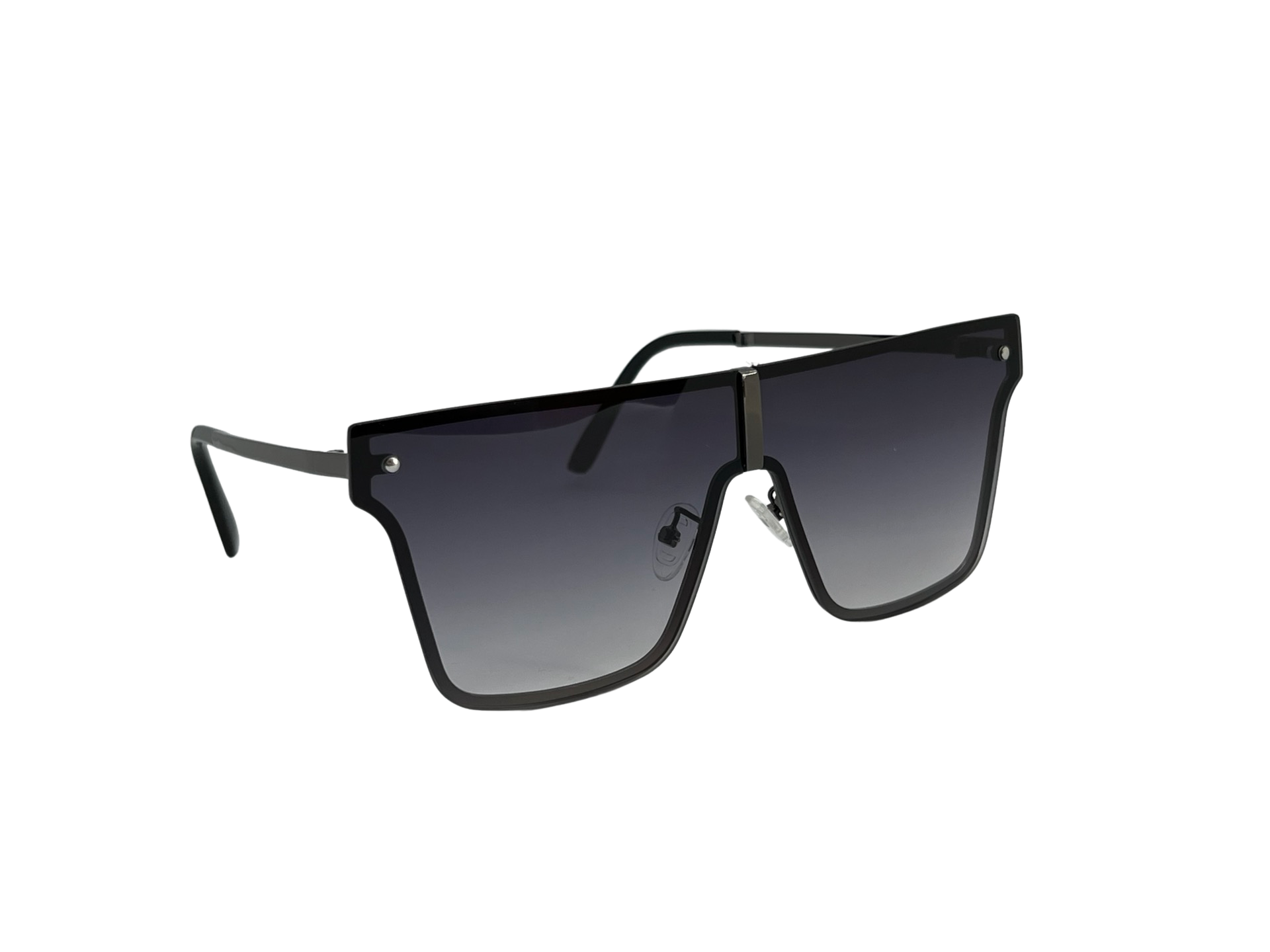 Ochelari de soare unisex, aluminiu, fumuriu, MS1053