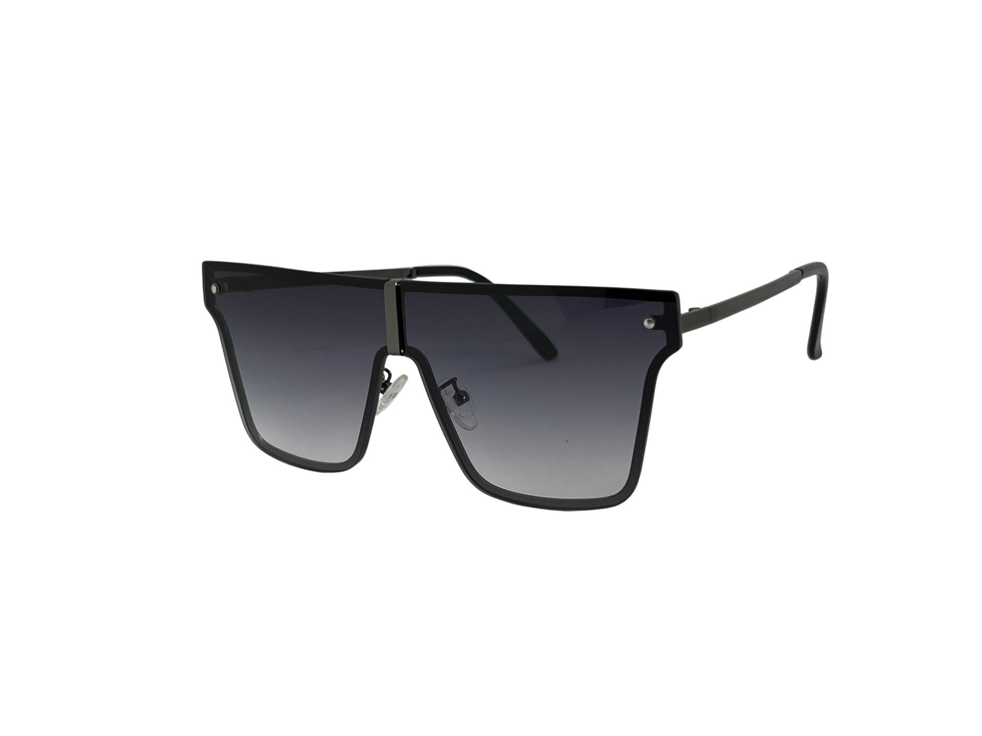 Ochelari de soare unisex, aluminiu, fumuriu, MS1055