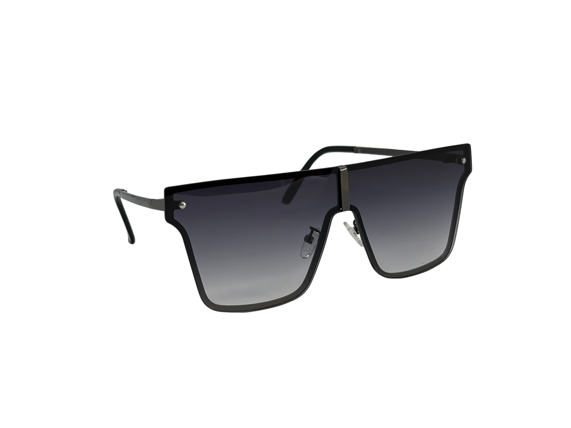 Ochelari de soare unisex, aluminiu, fumuriu, MS1055