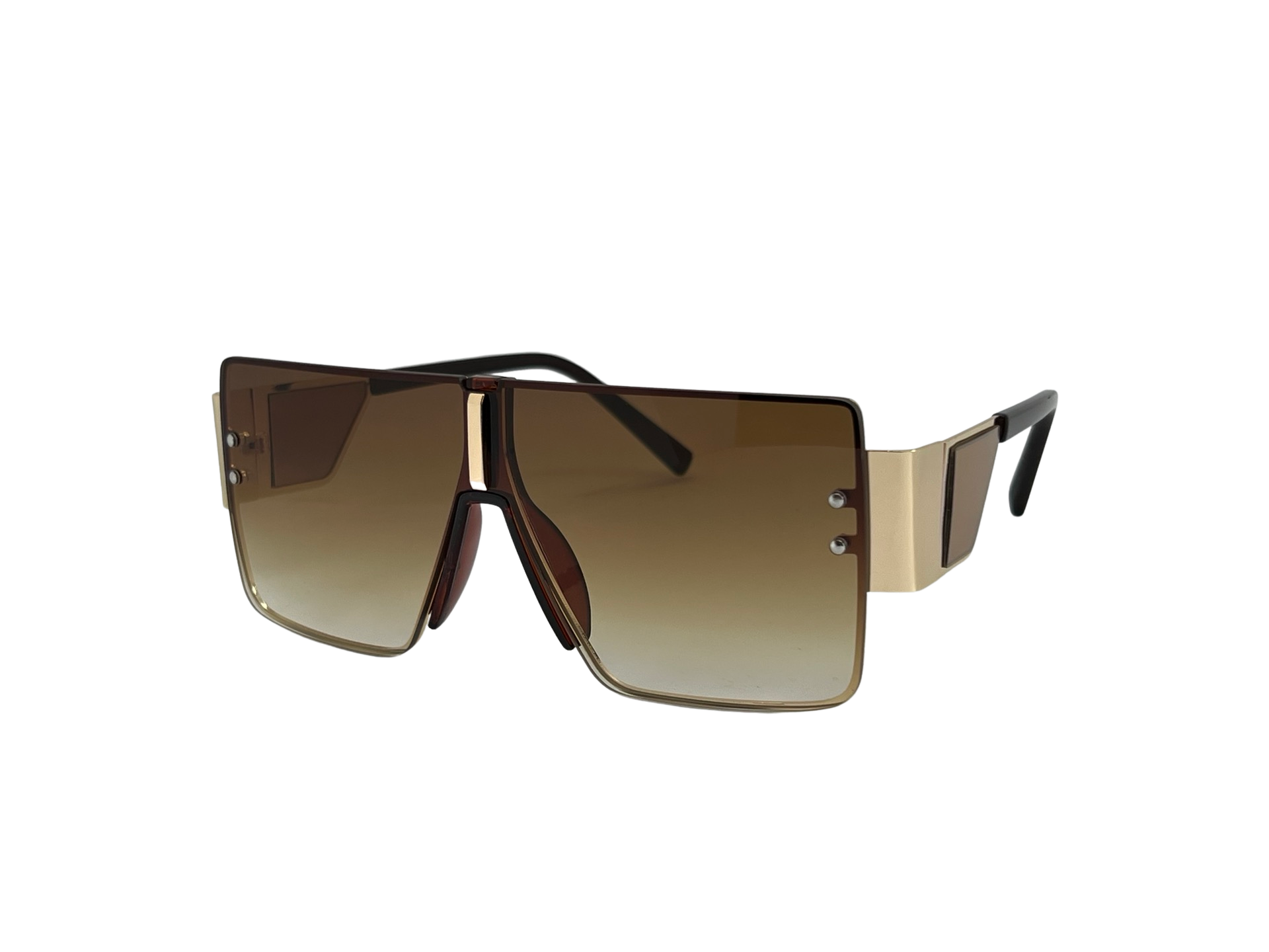 Ochelari de soare unisex, aluminiu, fumuriu, MS1057