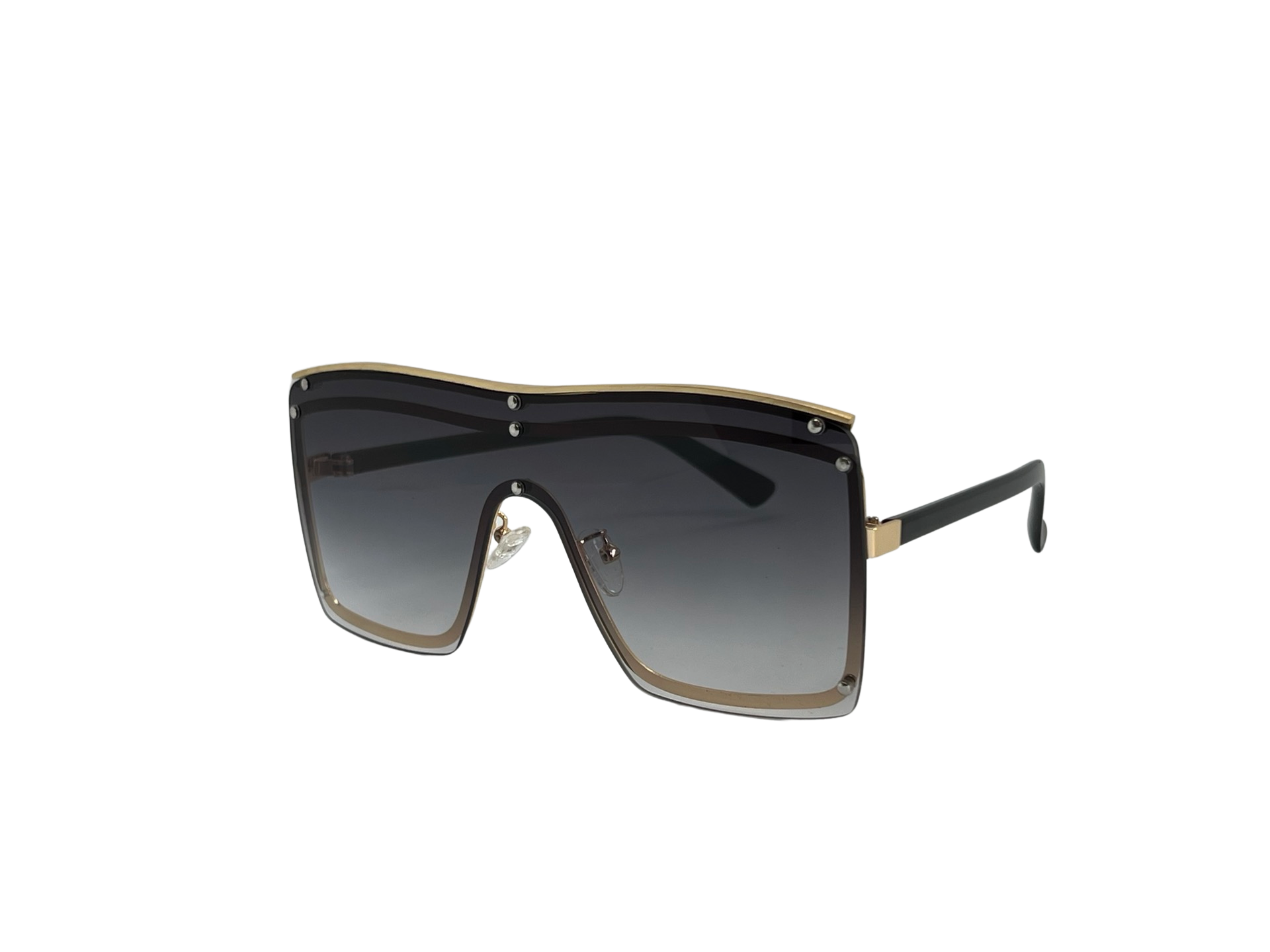 Ochelari de soare unisex, aluminiu, fumuriu, MS1067