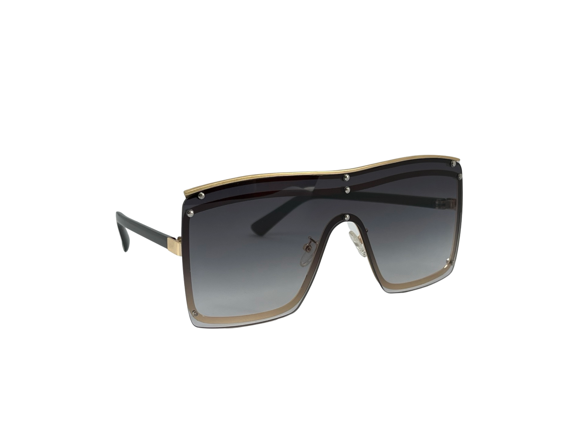 Ochelari de soare unisex, aluminiu, fumuriu, MS1067