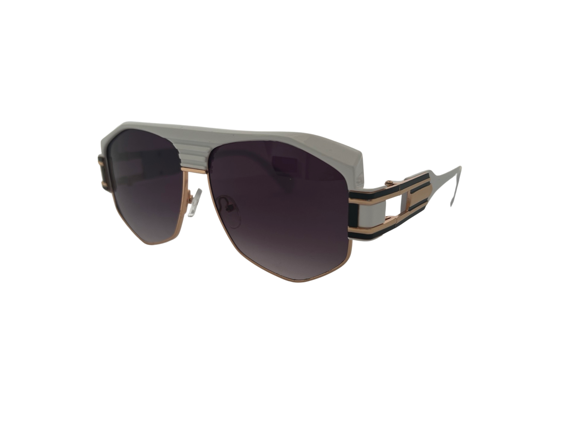 Ochelari de soare unisex, aluminiu, fumuriu, MS1112