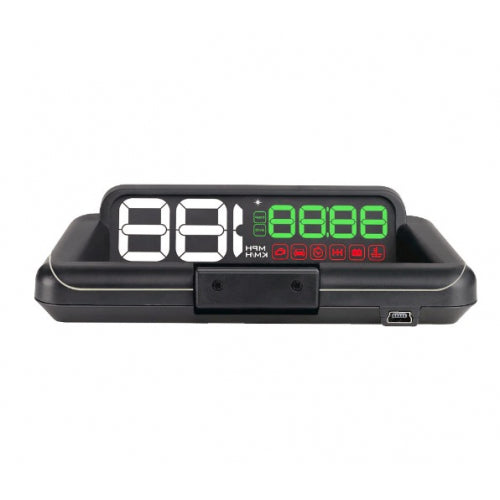 Aparat diagnosticare si afisaj informatii bord pe parbriz digital OBD2 de tip HUD, display 5 inch pentru bord C500