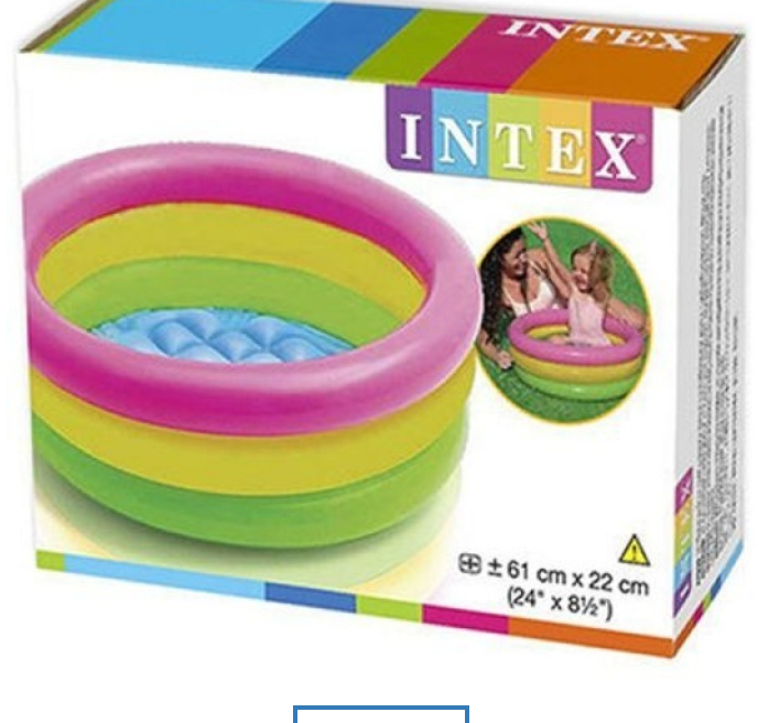 Piscina gonflabila Intex cu 3 inele, 61 x 22 cm