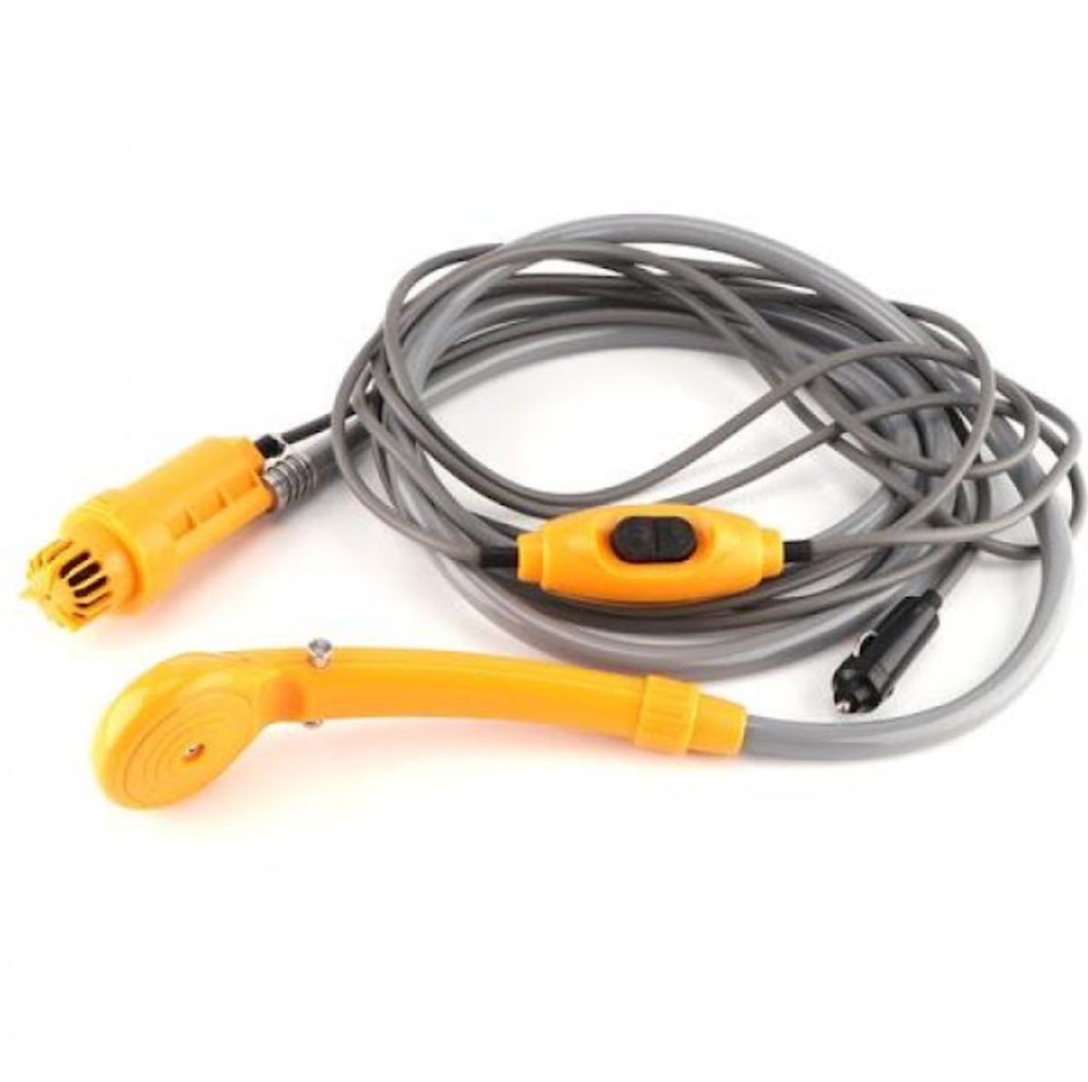 '- Set dus auto portabil pentru camping, 12 V, cablu 5M