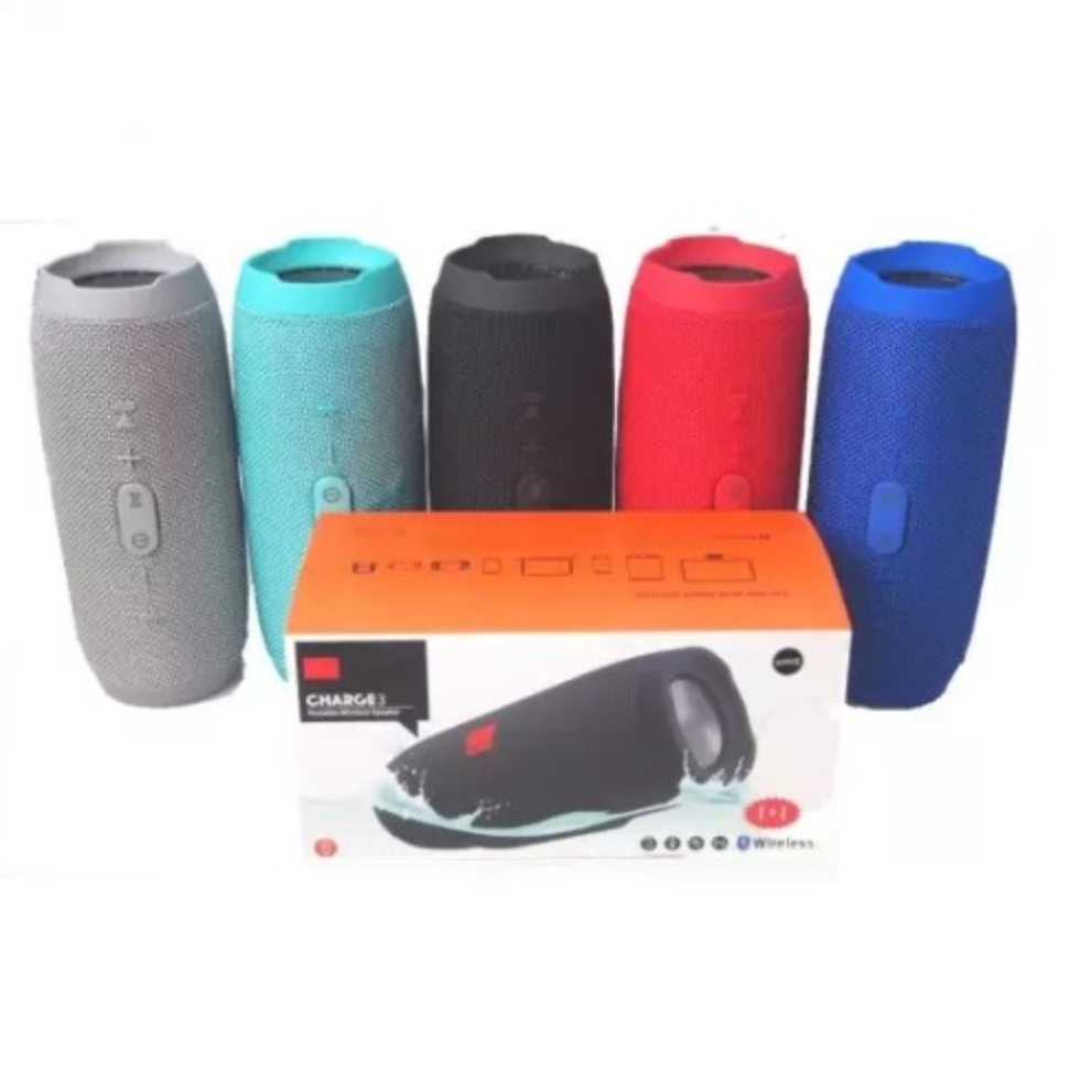 '- BOXA PORTABILA CHARGE 3 MARE , CONTECTIVITATE BLUETOOTH,  USB, AUX, RADIO, CU FUNCTIE DE BATERIE EXTERNA POWERBANK 5V