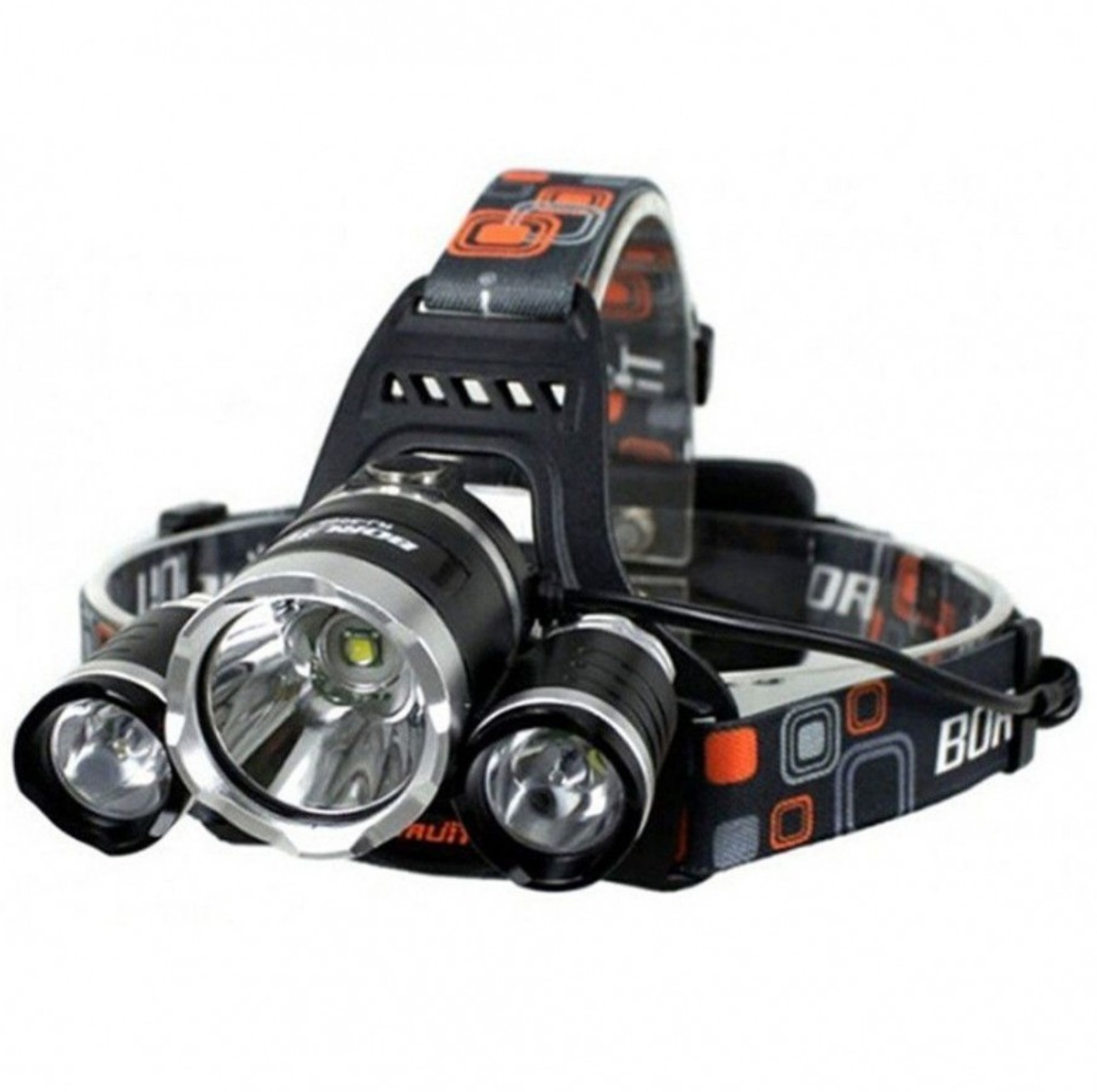 '- Lanterna de cap 3 Led Cree XML, T6, frontala + 2 acumulatori 18650