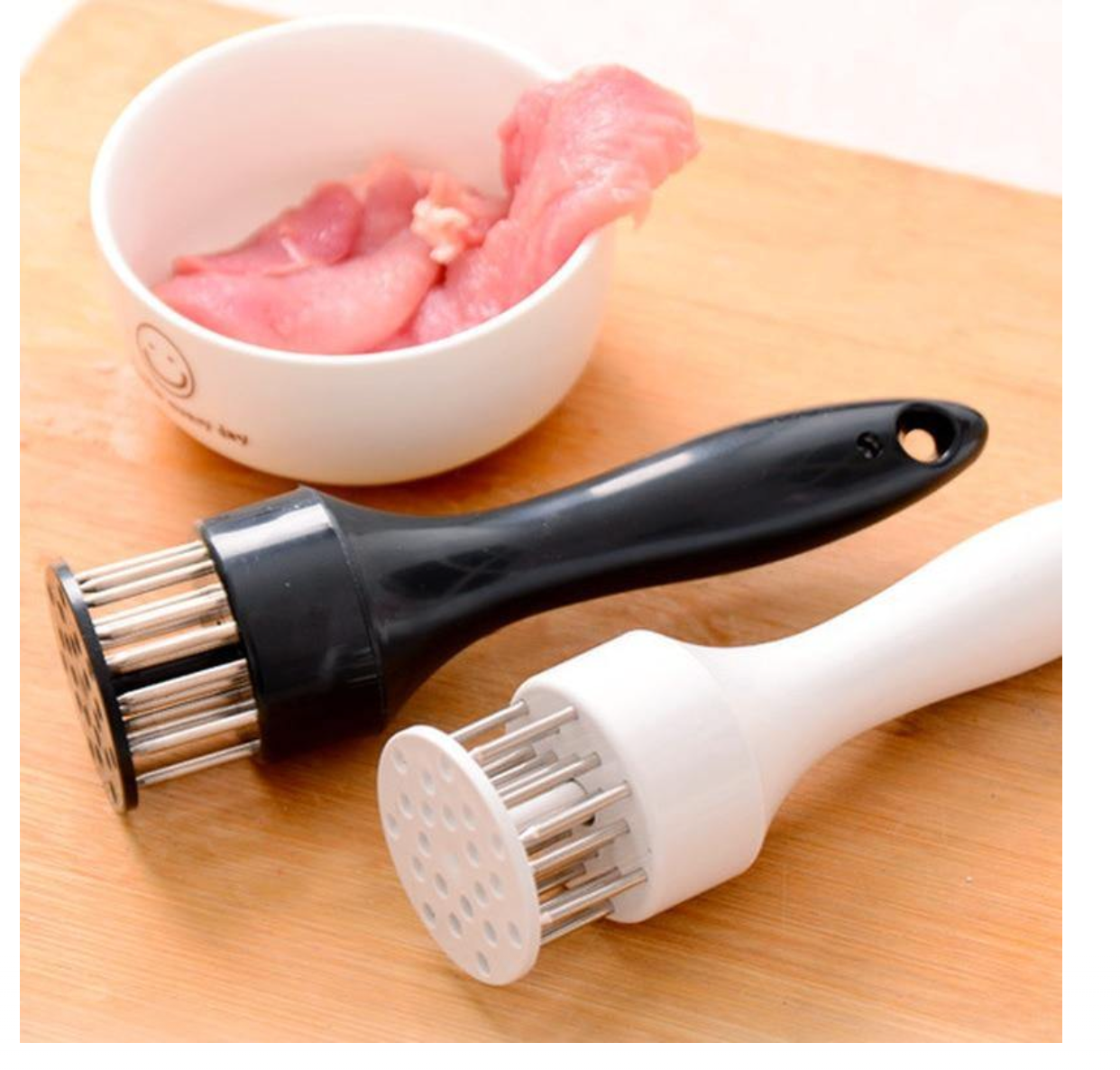 Ace de Tenderizer,Ciocan pentru carne YSF, 19x5 cm, Alb Rich text editor