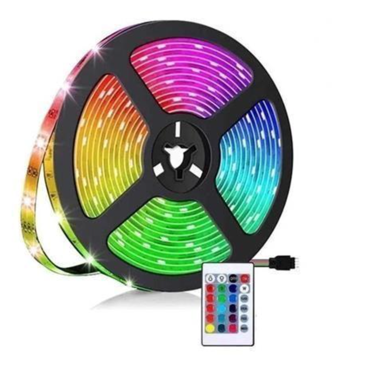 '- Set 3 x Banda LED RGB multicolor cu telecomanda 5 metri