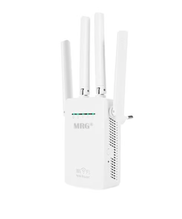 '- Amplificator Retea WiFi MRG 0449, 95 x 60 x 30 mm, 4 antene, plastic, Alb