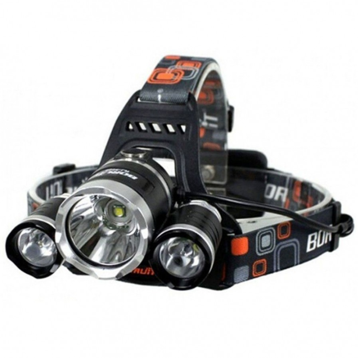 '- Lanterna de cap 3 Led Cree XML, T6, frontala + 2 acumulatori 18650