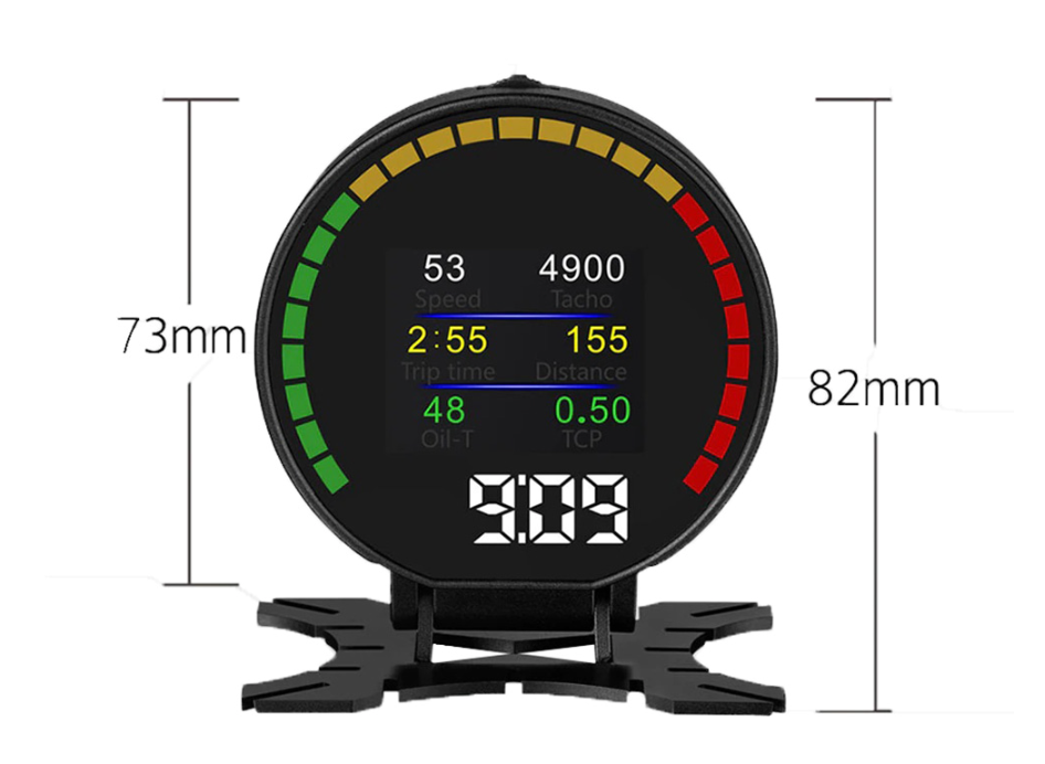 '- Vitezometru universal OBD P15, ecran 2.8”