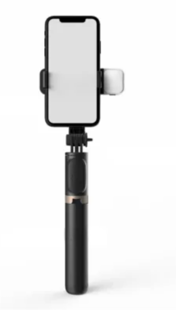 '- Selfie Stick Trepied cu Lumina Led Q03s