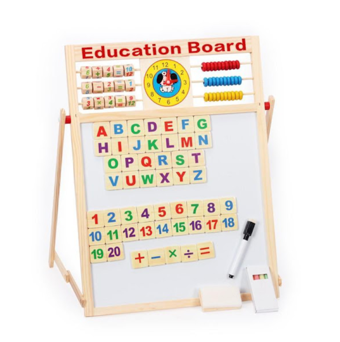 NOU:Tabla educativa multifunctionala pentru copii 40 x 40 cm