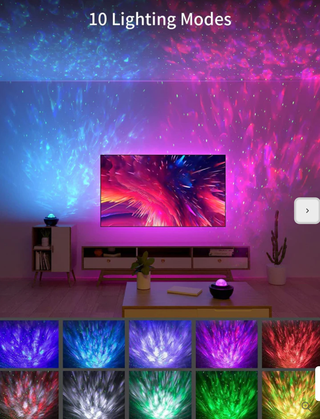 NOU:Proiector LED 'Galaxy Projector' cu difuzor si telecomanda, negru