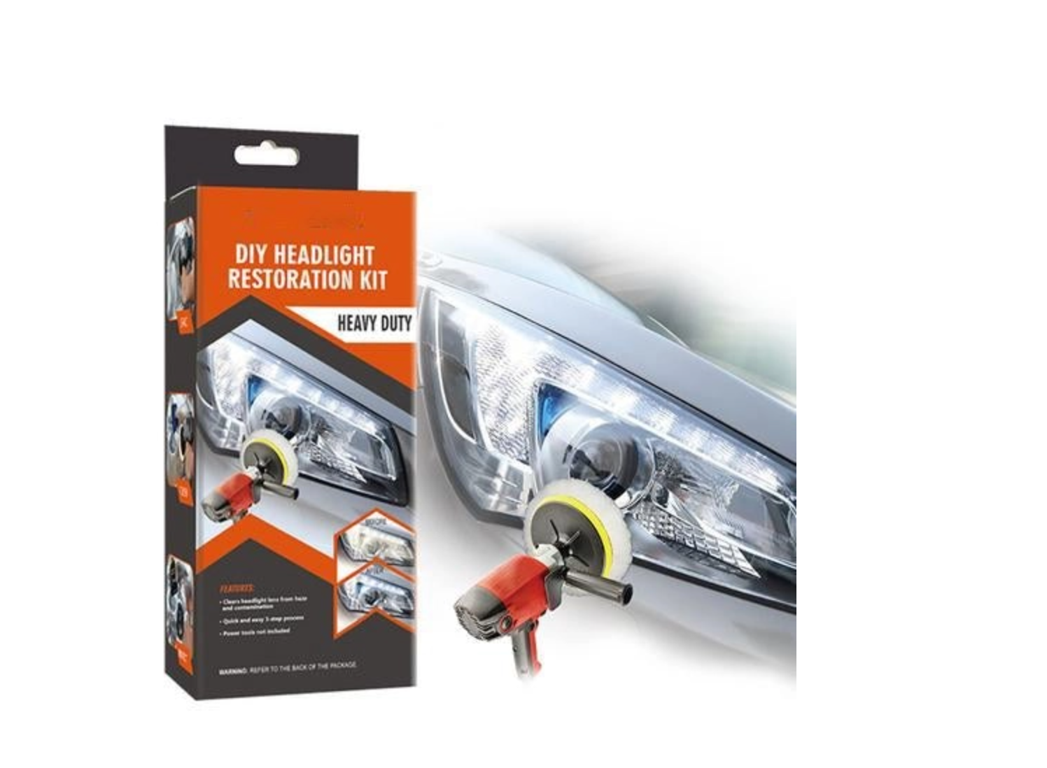 NOU:Kit restaurare faruri polish headlight