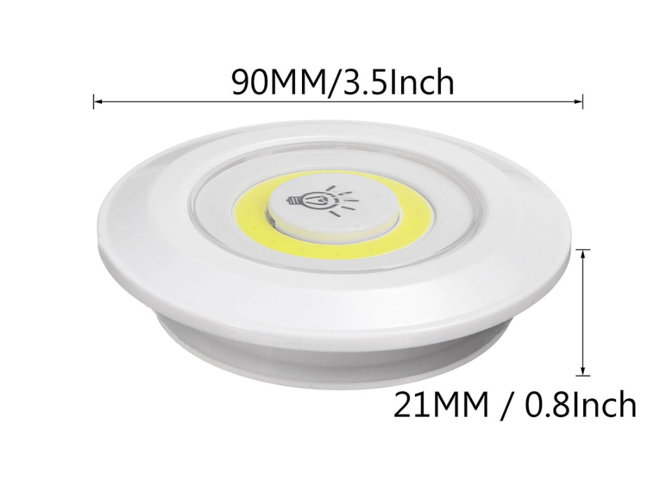 NOU: Set 3 Lampi LED cu telecomanda, fara fir, 3W