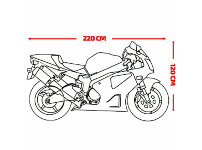 NOU: Husa exterioara motocicleta, 210 cm x 120 cm