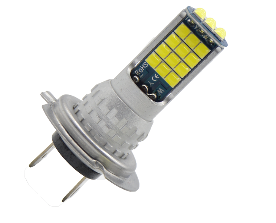 NOU: Set 2 Becuri auto H7, 30 LED/bec, 180W/set