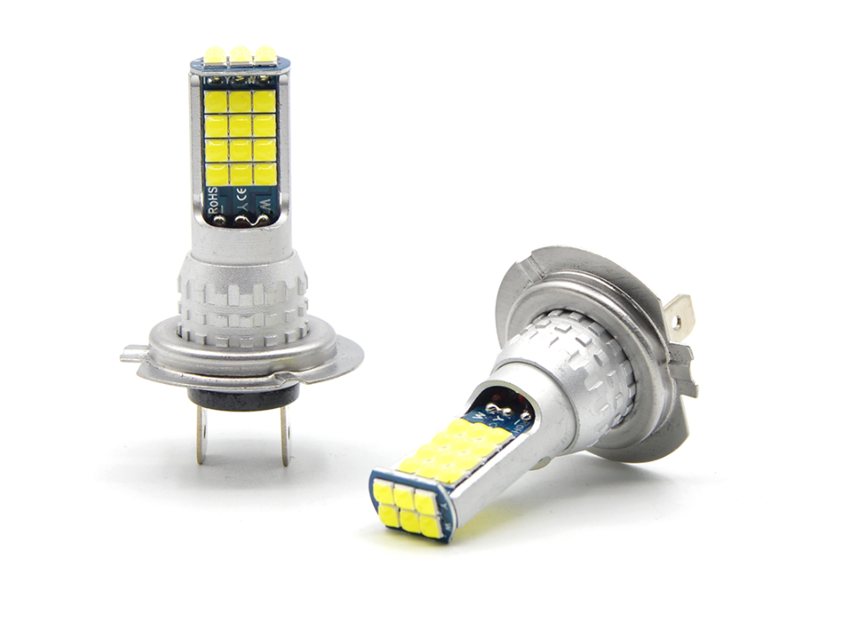 NOU: Set 2 Becuri auto H7, 30 LED/bec, 180W/set