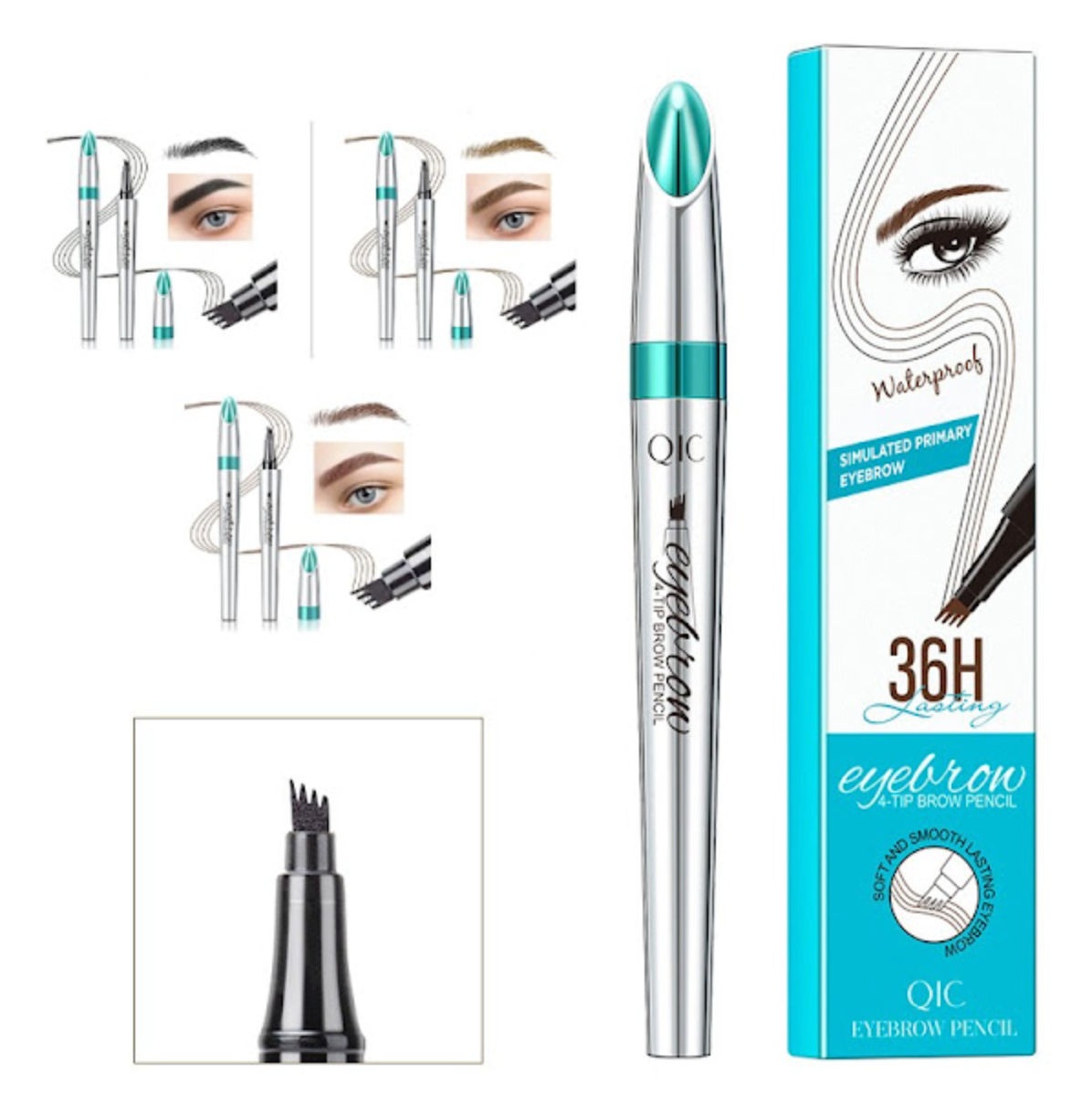 NOU: Set 3 x Creion sprancene cu efect de microblading