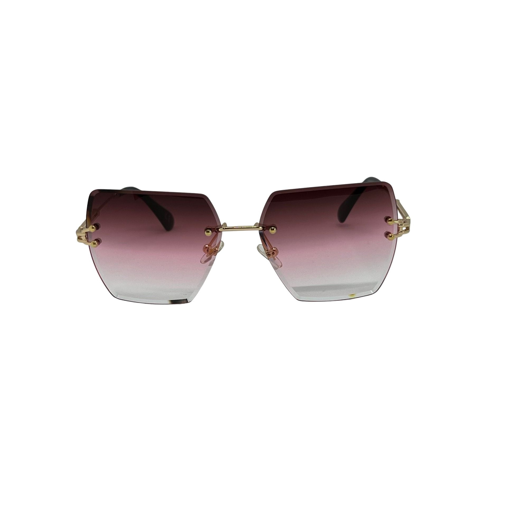 Ochelari de soare unisex, policarbonat, roz, MS3004