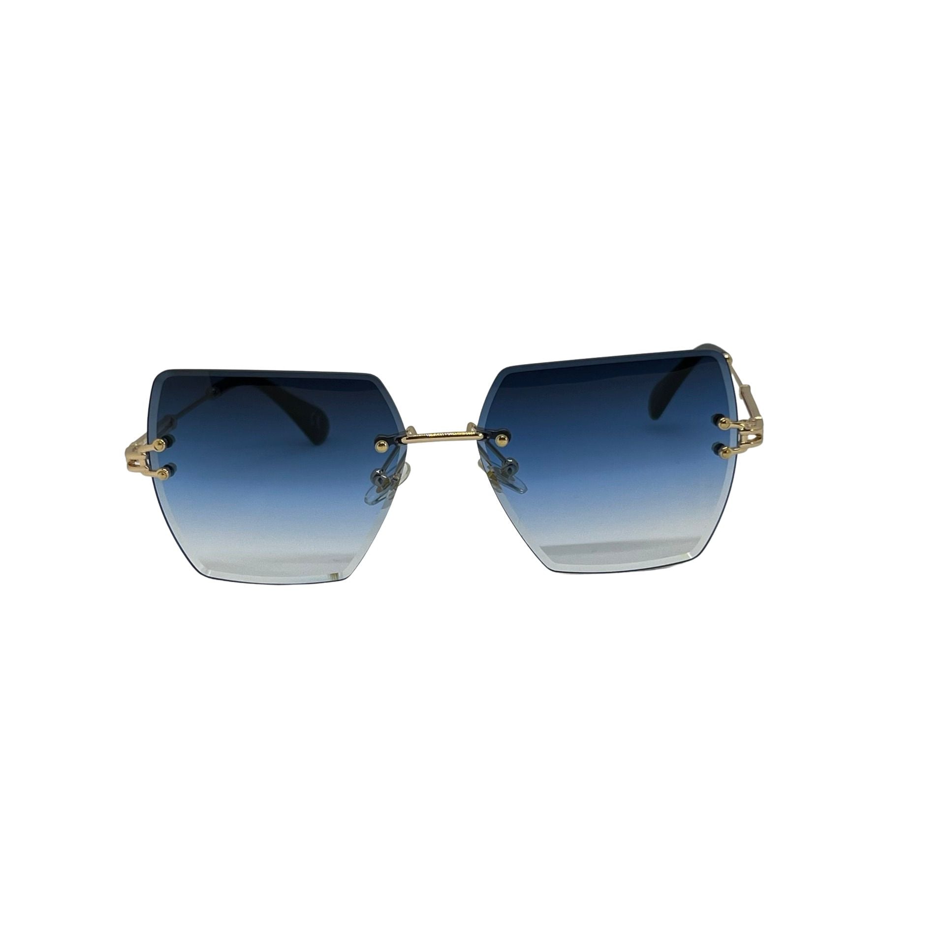 Ochelari de soare unisex, policarbonat, albastru, MS3005