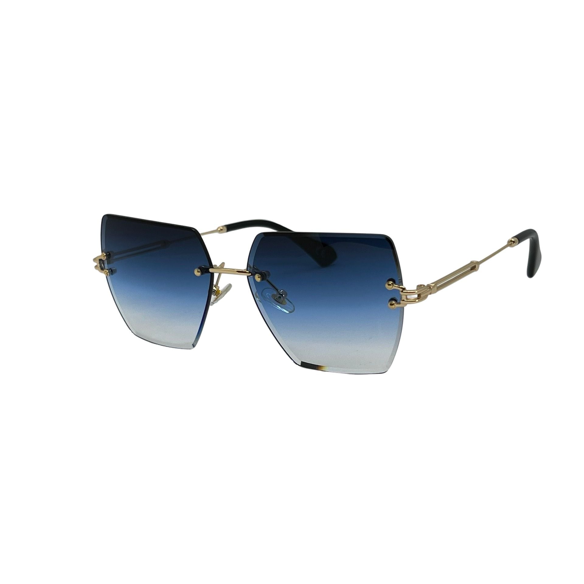 Ochelari de soare unisex, policarbonat, albastru, MS3005