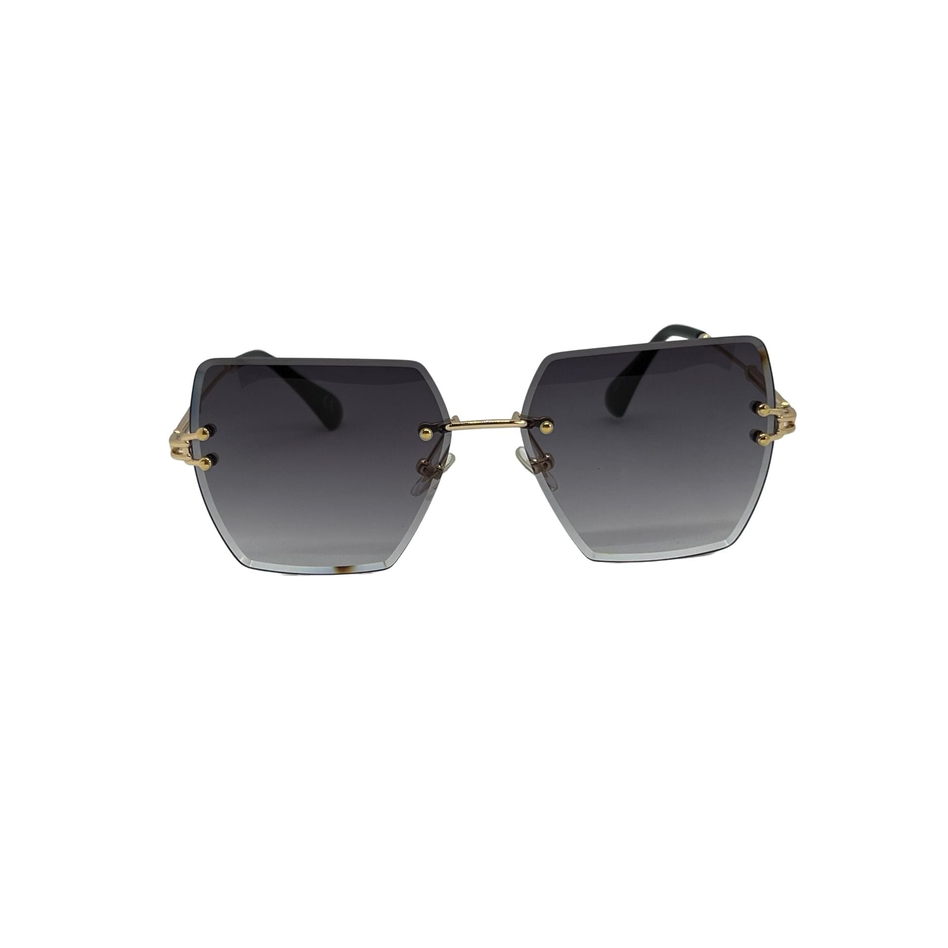 Ochelari de soare unisex, policarbonat, negru, MS3006