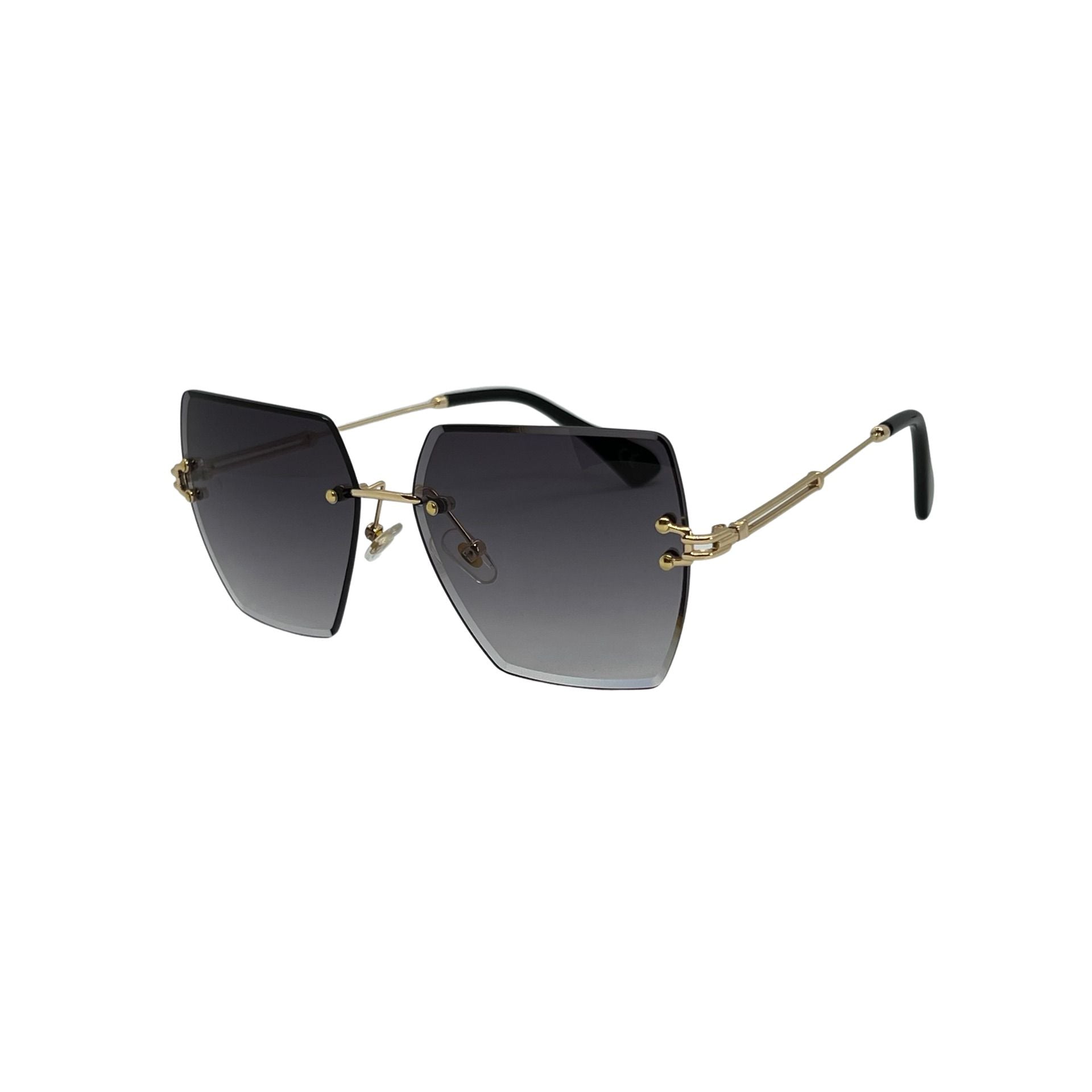 Ochelari de soare unisex, policarbonat, negru, MS3006