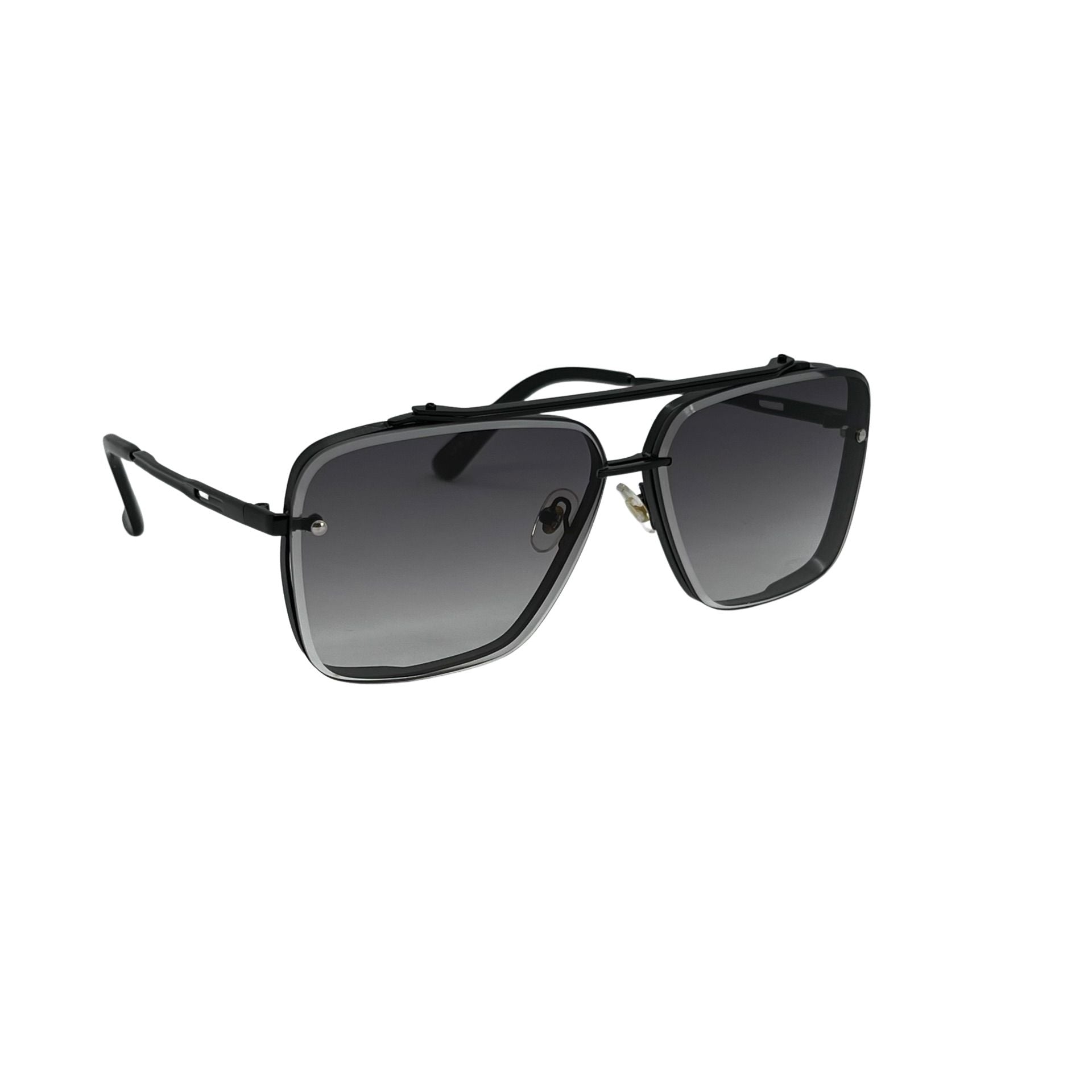 Ochelari de soare unisex, policarbonat, negru, MS3008